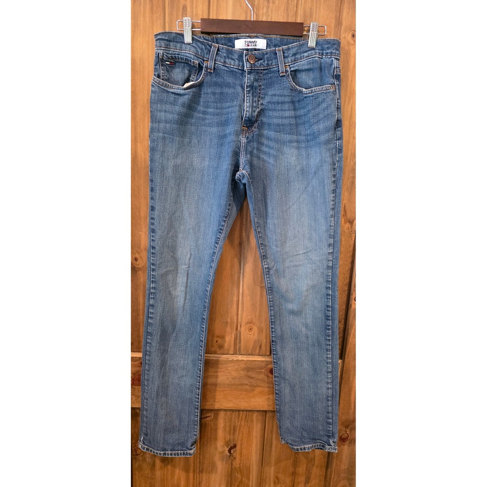 Tommy Jeans Denim Pants‎ Mens 32x34 Blue Excellent Straight Leg 08678C1773